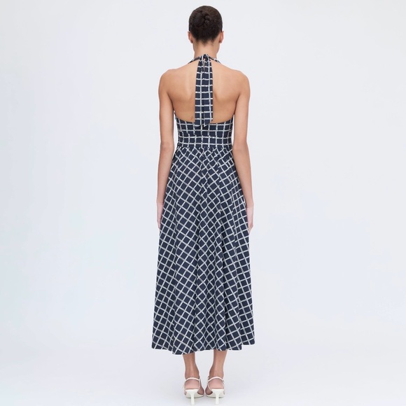 ISO Hill House Fleur Midi Grecian Check Size Small - Picture 2 of 4